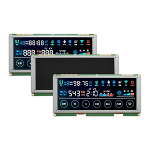 Hochwertiges benutzer definiertes Segment LCD-Display BTN Negative 5V Controller weiße Hintergrund beleuchtung 7 Monochrom-Segment-LCD-Anzeige modul - Product Image 1