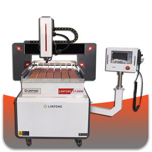Máquina enrutadora CNC de tamaño pequeño 6090 DDCS V3.1, sistema de Control fuera de línea, tablero de doble Color de PVC, Mini máquina, enrutador de madera 3D de 3 ejes - Product Image 2