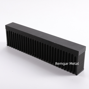 Custom Standard Cnc Milling Anodized Extruded Heat Sink Profile Extrusion <strong>400mm</strong> 300mm 200mm Transformer Aluminum <strong>Heatsink</strong>