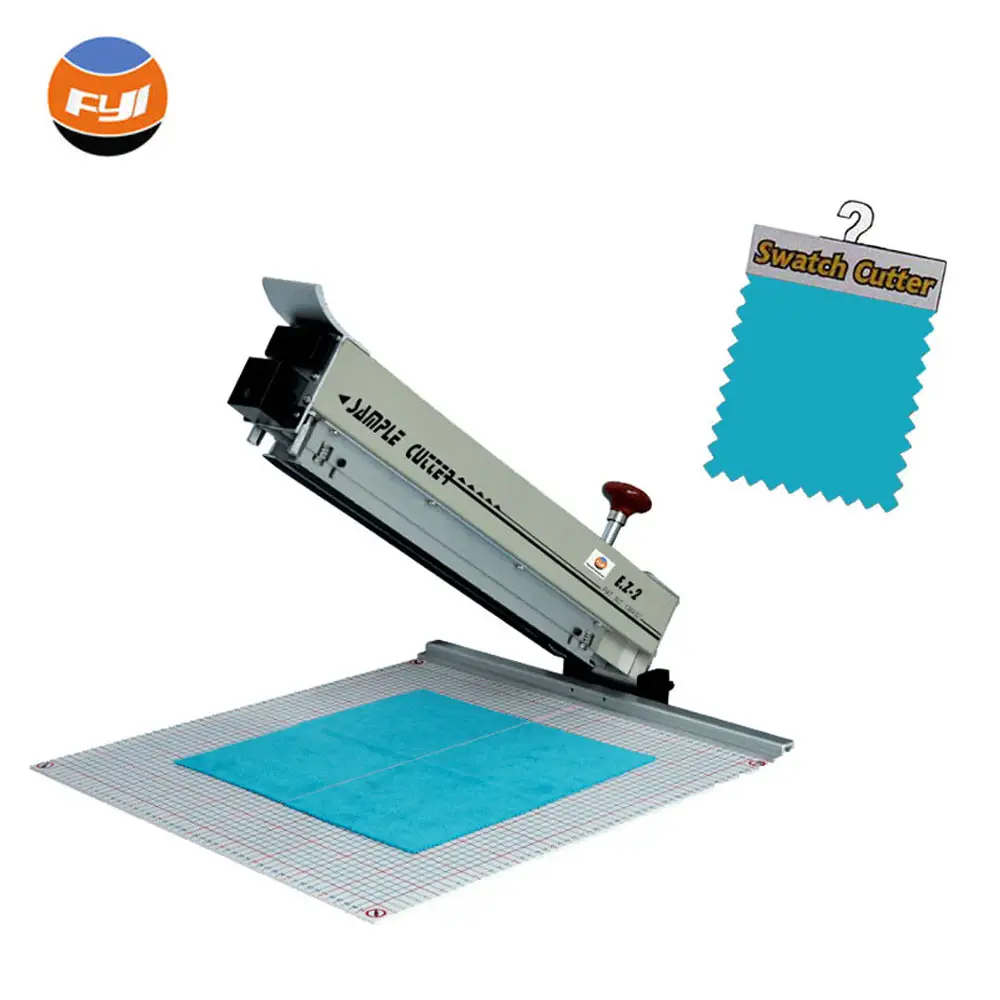Máquina de corte de muestra textil, cortador de tela, EZ-2