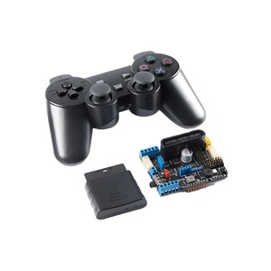 Top vendita doppia vibrazione 2.4G supporto programmabile Smart Car Robot controllo Wireless Gamepad PS2 - Product Image 1