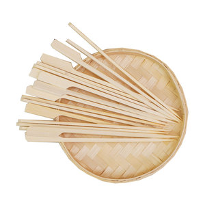 Que tre 6 inch dùng cho cocktail, 100 que xiên thịt xiên nướng, que xiên dẹt rộng dùng cho nướng BBQ, đồ khai vị - Product Image 4