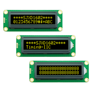Werkseitig benutzer definierte 5,0 V VA gelbe Hintergrund beleuchtung AIP31068L Treiber COB Typ 16x2 Zeichen LCD-Anzeige modul für Leistungs anzeigen - Product Image 1