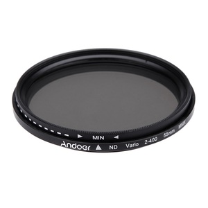 Andoer 55mmNDフェーダーニュートラル密度調整可能ND2〜ND400可変フィルター (Canon NikonDSLRカメラ用) - Product Image 6
