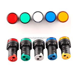 ไฟสัญญาณ LED 24V 120VAC ตัวชี้วัด AD16-22DS 240VAC สัญญาณของนักบินโคมไฟกำลังทำงาน - Product Image 3