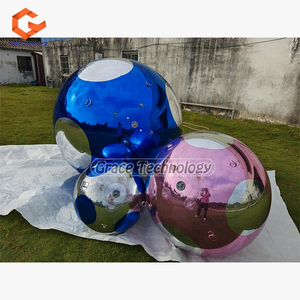 Custom Colorful Mirror <strong>Balls</strong> Disco Decoration PVC Inflatable Silver <strong>Ball</strong> Waterproof Tent Balloon Arch Air <strong>Dancer</strong> Model - Product Image 3