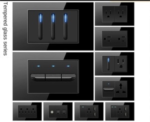 玻璃板插座美国标准开关带<span class=keywords><strong>USB</strong></span>墙壁电源美国标准插座带<span class=keywords><strong>USB</strong></span>