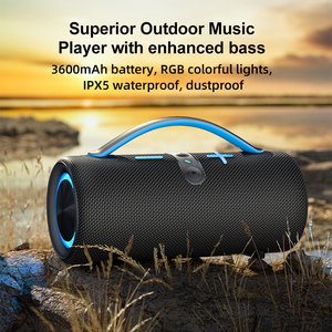 Altavoz portátil multifunción Boombox con TF USB Bluetooth 5,3 Altavoces potentes inalámbricos avanzados para fiestas - Product Image 2