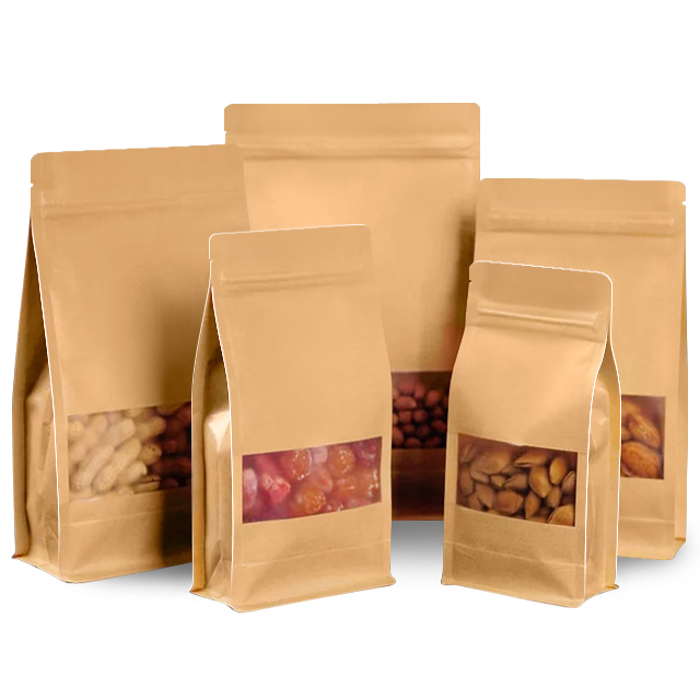 brown kraft pouch