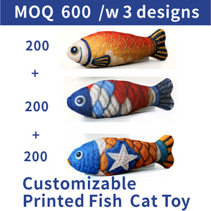 2025 nuevos patrones personalizables, venta al por mayor, hierba gatera, buen precio, hierba gatera de juguete Natural para gatos, venta al por mayor, pez de juguete Natural para gatos - Product Image 3