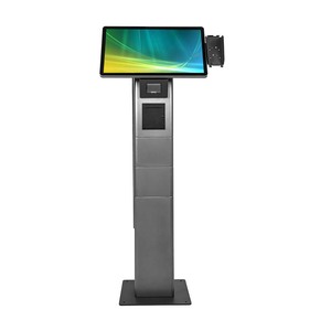 21.5 Inch Self-Service POS Kiosk with Integrated Order and Cash Register Equipped with Printer and Scanner