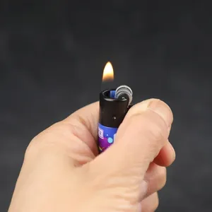 明火砂轮打火机小型充气打火机个性化图案打火机吸烟男士礼品 - Product Image 6