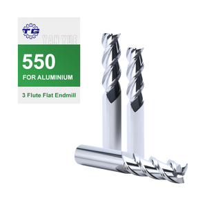 TG (550 serisi) CNC Metal freze kesicisi 3-Flute düz uçlu mil carborstainless paslanmaz çelik HSS malzeme özelleştirilebilir ODM OEM - Product Image 1