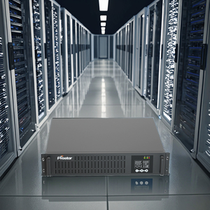 2U, встроенный в стойку ECO UPS, микро-центр обработки данных, с возможностью горячей передачи, 50 Гц, чистая синусоида, 220 В, ЖК-дисплей, компьютерная сеть ROHS - Product Image 1