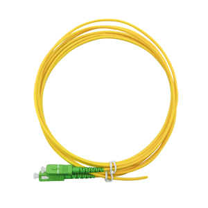 Toptan özel 0.9mm Simplex Pigtail optioptique SC APC UPC 3m 1.5M 1M sarı ceket Fiber optik pigpig