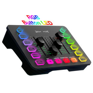 Vlog Live Streaming USB Audio Interface for Gamer Podcasting Go with <strong>Pro</strong> Preamp XLR 48V Microphone Gaming Audio <strong>Mixer</strong> Sound Card