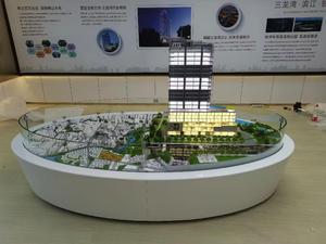 Modern Office <strong>Building</strong> Sand Table, Scale Model of <strong>Building</strong> With Lighting and Surrounding Environment <strong>Architectural</strong> Scale Models - Product Image 5