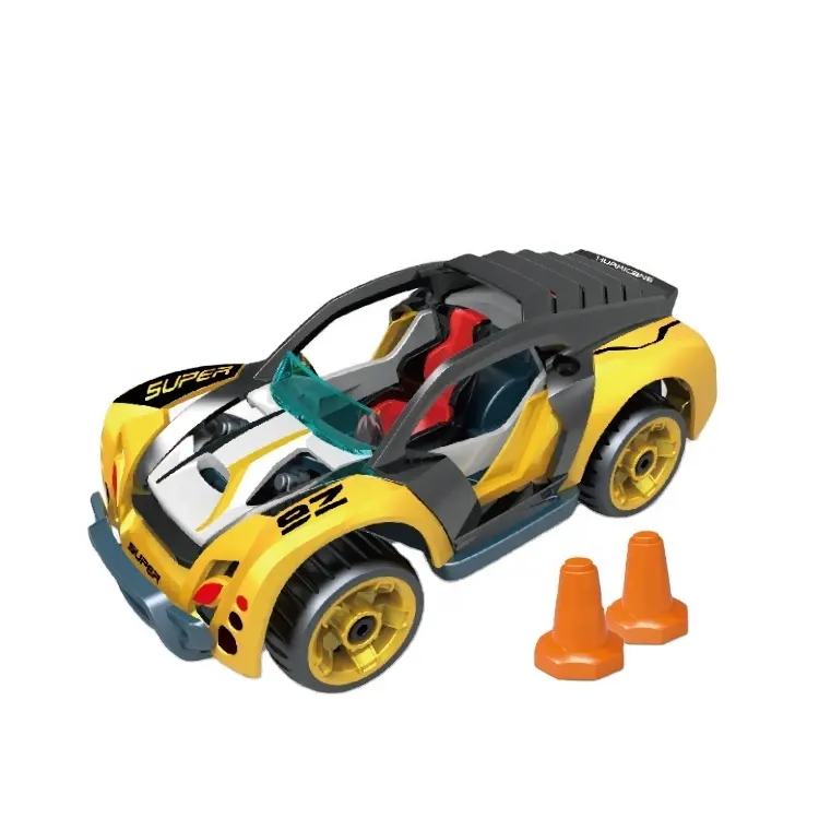 DIY kendi araba oyun seti montaj araba almak okul öncesi erken kök kiti eğitim çocuk için oyuncak