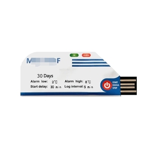 Ensamblaje de fabricación de PcB Pcba de un solo lado de muestra gratis para registrador de datos de temperatura de un solo uso - Product Image 1