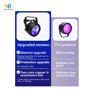 Yeni başlatılan Led Mini 30w uzaktan kumanda Cob lambası RGBW + Uv küçük Par ışık Ktv barlar için - Product Image 5