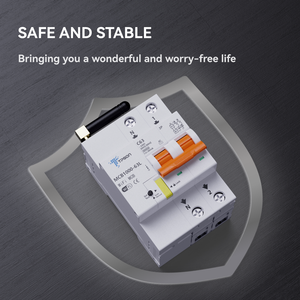 Disyuntor inteligente WiFi Tuya de próxima generación 16A/32A/ 40A/ 63A/ 80A Cuadrado C Seguridad eléctrica avanzada para el hogar - Product Image 3