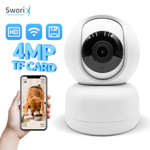 Bewegungs erkennung 1080P 4Mp 6Pcs Ir LED-Licht Vision CCTV Panorama-HD-Kamera Sicherheit Ptz Wifi-Kamera - Product Image 1