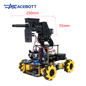 Programmier bare Kamera Vision Soft Ball Launcher Roboter Smart Car Kit für STEM Coding Learning DIY Projekt für Arduino