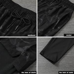 Bán Buôn Nhanh Chóng Khô Tập Luyện Chạy Bộ Phòng Tập Thể Dục Tập Thể Dục Thể Thao Đàn Hồi Eo Rắn 2 Trong 1 Thể Thao Mens Chạy Quần - Product Image 6