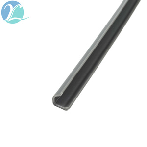 <span class=keywords><strong>PVC</strong></span>-Aluminium legierung Kartenst reifen Rand umwickelt Aluminium U-förmige Führungs schiene Kartens chlitz schiene