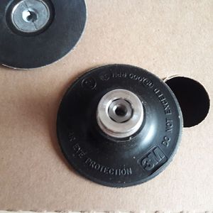 3M 45090 3 Inch Rubber <strong>Backer</strong> <strong>Pad</strong> Thin Hook Loop Sanding <strong>Pad</strong> Pallet Angle Grinder Polisher Polishing Back-<strong>up</strong> <strong>Pad</strong> - Product Image 4