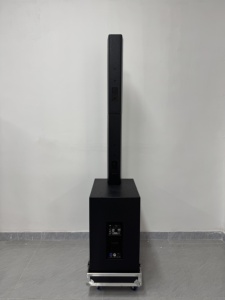 Großhandel 1200W Professioneller Outdoor-Holzlautsprecher DSP BT TWS Mischverstärker <span class=keywords><strong>Array</strong></span> Aktiv 2* 12 Zoll Sub PA Säulenlautsprecher - Product Image 4