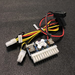 <strong>PCI</strong>-E 6pin Female <strong>Input</strong> DC-ATX 160-250W 24pin Power Supply Module Switch Pico PSU Car Auto Mini ITX High DC-ATX Power Module - Product Image 6