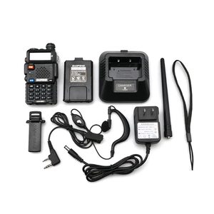 Baofeng-Transceptor de radio FM, radio bidireccional, remoto, con un walkie-talkie UHF/VHF de larga distancia de 5W, es un práctico transceptor FM - Product Image 3