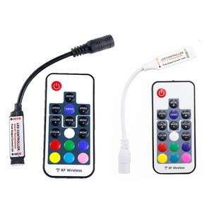 LEDミニコントローラーDCコネクター5-24v12v 5A 6A 2A * 3 72WRGBストリップライトワイヤレスIRRFリモートコントロールミニLEDコントローラー - Product Image 5