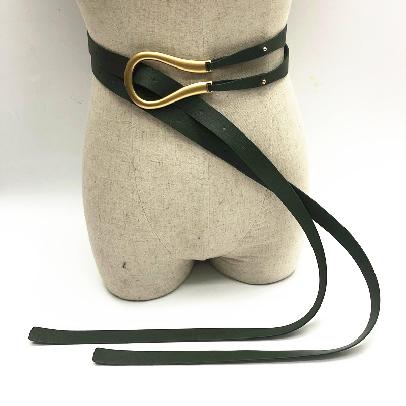 Boucle vert armée taille 5*8cm