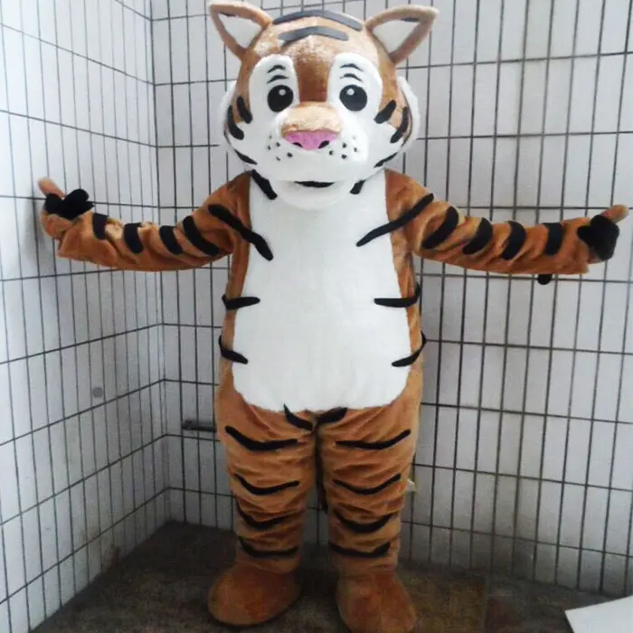 Costumes de mascotte de tigre utilisés promotionnels/mascotte personnalisée à vendre