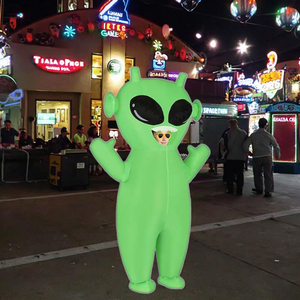 Komik cadılar bayramı kostümleri Cosplay fantezi havaya uçurmak şişme Alien kostüm - Product Image 6