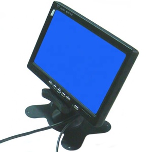 Monitor de reposacabezas para pc y coche, pantalla ancha de 12V-24V, 7 pulgadas, LCD, CCTV, AV/RCA/VGA, 1024x600, para cámara de visión trasera de tienda de llamadas