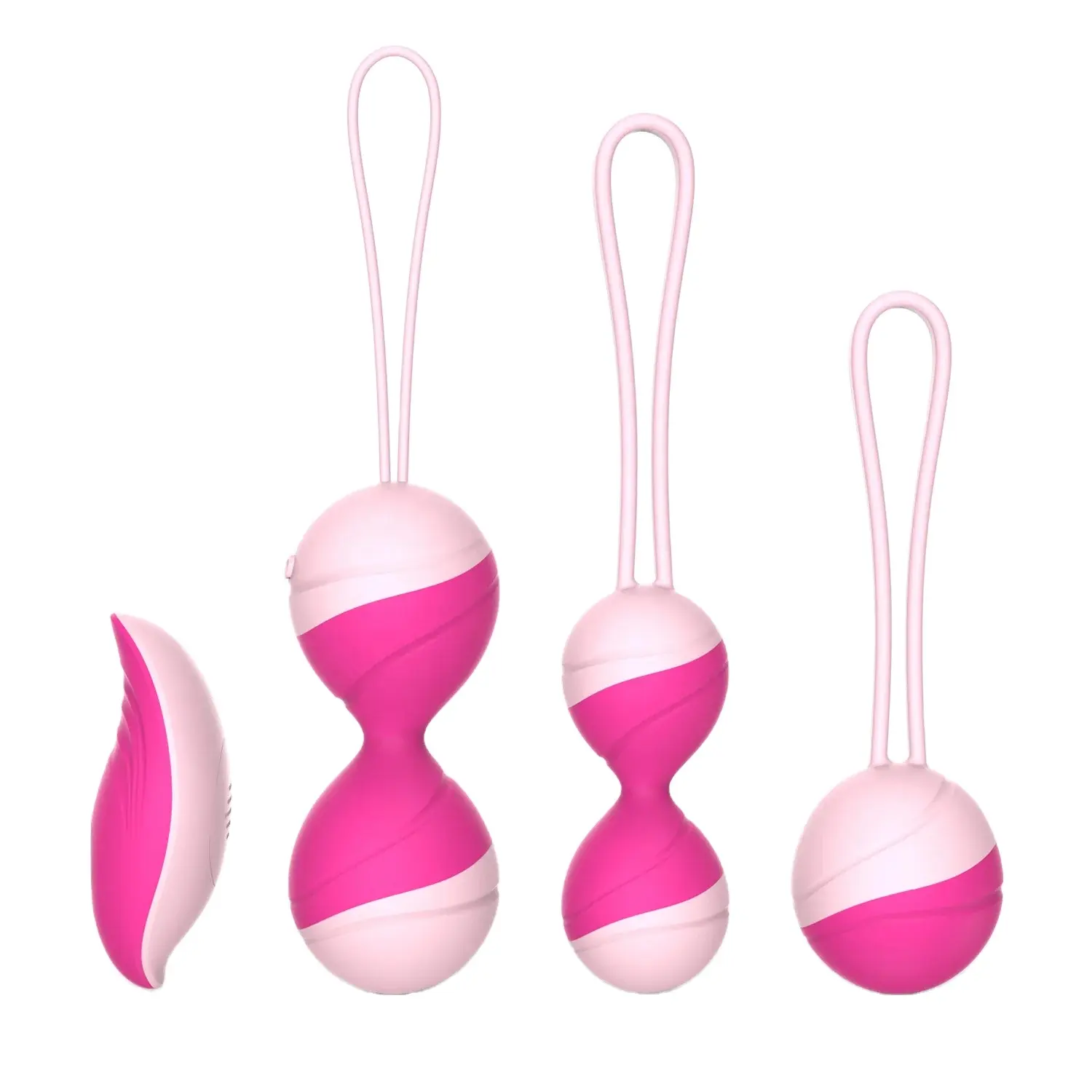 Pelvic Floor Exercise Vaginal Tightening Weights Remote Control Vagina Exercise Kegel Ball Sex Toys for Women Vibrating Eggs