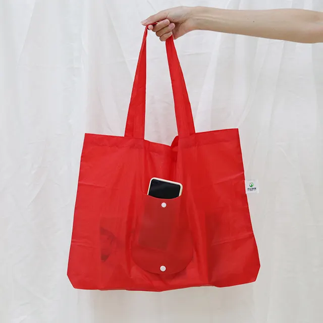 Изготовленный на заказ логотип покупателя Сумка-тоут из полиэстера продуктовые сумки многоразовые складные для покупок