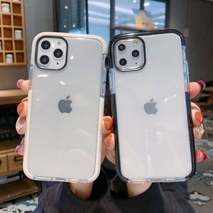 เคสป้องกัน TPU ใสกันลื่นและกันตกใหม่สองสีมันวาวเหมาะสำหรับ Apple Series 16พรหม - Product Image 4