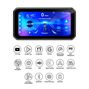 ระบบแอนดรอยด์6.25 "ระบบนำทาง GPS ออฟไลน์สำหรับรถจักรยานยนต์กล้อง1080P สำหรับรถยนต์ระบบแอนดรอยด์ - Product Image 4