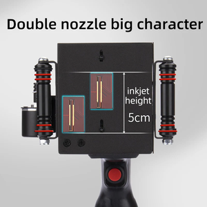 5cm Handheld-Tinten strahl drucker mit großem Zeichen Tragbares Muster LOGO-Etikettencodierer-Druckmaschine Lösungsmittel Schnellt rocknend - Product Image 3