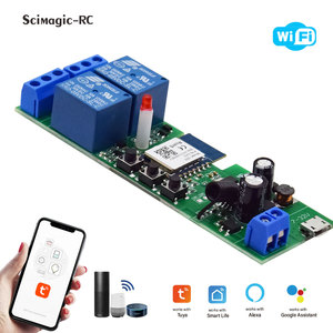 Tuya App <strong>Remote</strong> <strong>Control</strong> <strong>Wifi</strong> Wireless Smart Switch Relay Module 2 Channel <strong>Wifi</strong> Relay Switch RF Receiver 7-32V 12V 24V AC DC DIY - Product Image 4