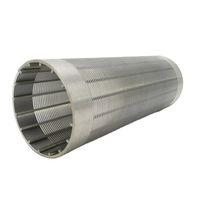 LIANDA SS304 316 5 - 85 Micron Perfectly <strong>Round</strong> Wedge Wire <strong>Filter</strong> Tube Cylinder Johnson Screen Slotted Tube <strong>Filter</strong>