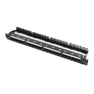 Panel de conexión de red Gcabling montaje en rack 2U RJ45 24 48 puertos Cat5e datos UTP Cat 6 5E Ethernet Lan Patch Panel - Product Image 3