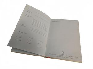 Tùy Chỉnh Trắng Tạp Chí Máy Tính Xách Tay Linen Bìa Cứng Tinh Thần Kế Hoạch Với Ribbon Ban Nhạc Đàn Hồi - Product Image 6