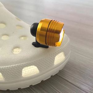 ホット販売靴ライトチャームヘッドライトPvc靴ライトアップLedヘッドライト懐中電灯クロッグ - Product Image 1
