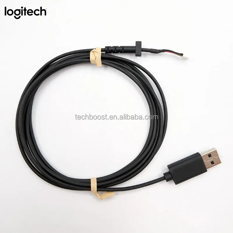 Logitech Originele G502 X Bedrade Muiskabel Usb Muis Kabel Muizen Lijn Vervangende Onderdelen Reparatie Accessoires G502x Zwart