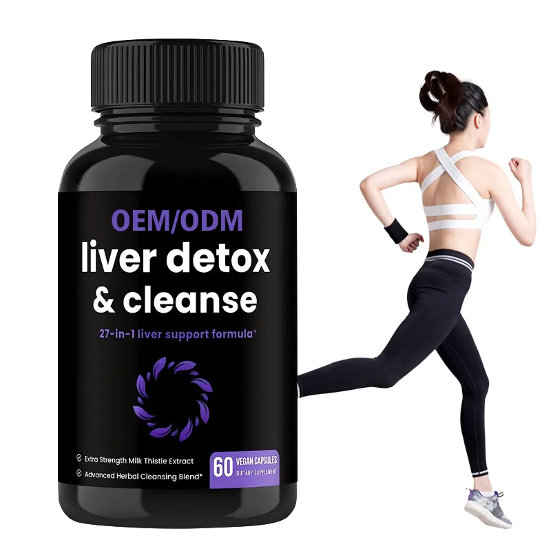 OEM Hot Sale Liver Cleanse Supplement Detox & Repair Support herbal Liver Protection Liver Detox Capsules